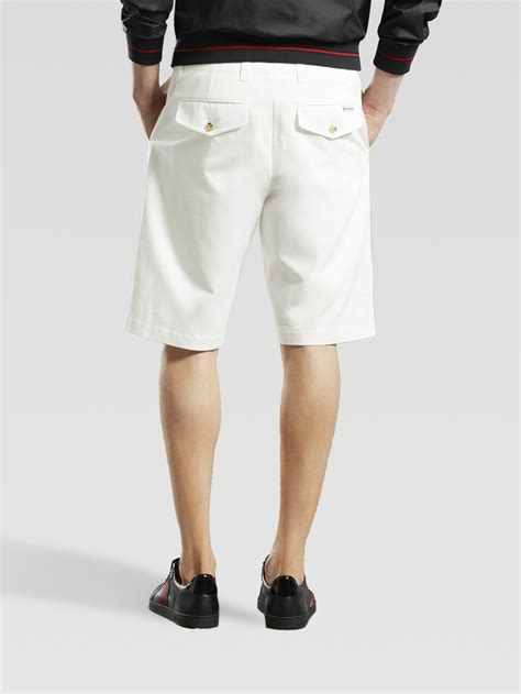 bermuda gucci bianco|Gucci Bermuda Shorts for Men .